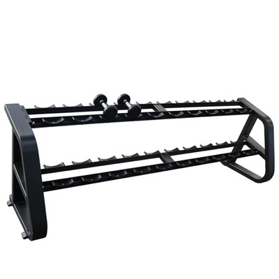 19.5 kg Capacità di carico attrezzature per palestra attrezzature per fitness manubri scaffalatore di stoccaggio design pieghevole