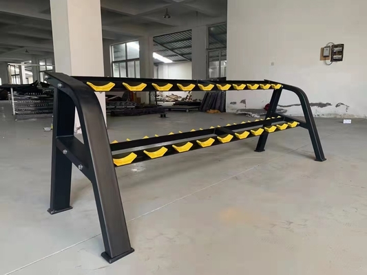 19.5 kg Capacità di carico attrezzature per palestra attrezzature per fitness manubri scaffalatore di stoccaggio design pieghevole