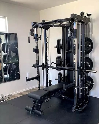 Multifunzionale Smith Machine Rack per l'allenamento di forza Grande e personalizzabile
