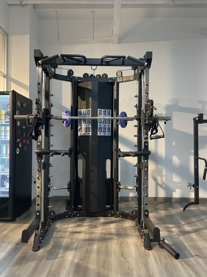 Multifunzionale Smith Machine Rack per l'allenamento di forza Grande e personalizzabile