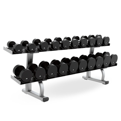 Peso stack 20,6 kg set manubri scaffale per centro di ginnastica Gratis 2 strati set manubri scaffale