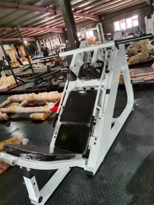 Esercizio fisico Piastra corporea caricata 45 gradi Leg Press Hack Slide Glute del polpaccio Hack Squat