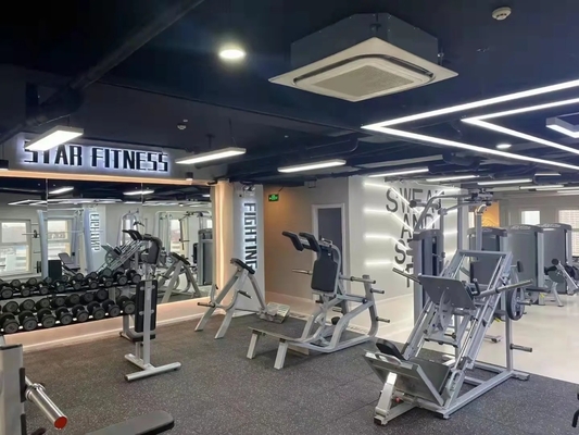 Esercizio fisico Piastra corporea caricata 45 gradi Leg Press Hack Slide Glute del polpaccio Hack Squat