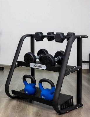 Top Latest Design 3 Tier Gymost Fitness Attrezzature Manubri Stand 650*450*200mm