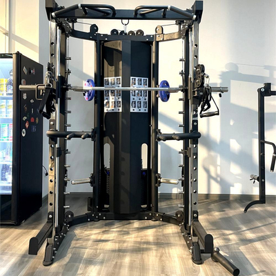 Attrezzature per palestre commerciali Multifunzionale Smith Machine Rack con logo personalizzato