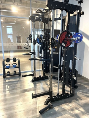 Attrezzature per palestre commerciali Multifunzionale Smith Machine Rack con logo personalizzato