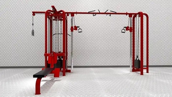 Macchina per allenamento con cavo di forza Gym Multi Station Gym Machine con puleggia regolabile