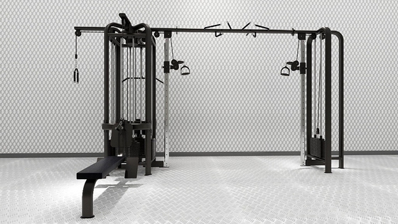 Macchina per allenamento con cavo di forza Gym Multi Station Gym Machine con puleggia regolabile