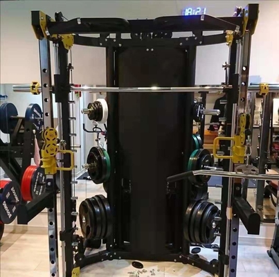 Shandong Commercial Gym Fitness Equipment Multi Smith Machine realizzata in tubo di acciaio Q235