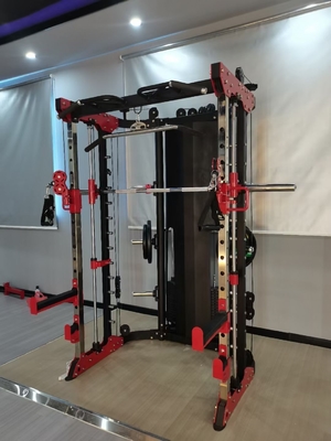 Shandong Commercial Gym Fitness Equipment Multi Smith Machine realizzata in tubo di acciaio Q235