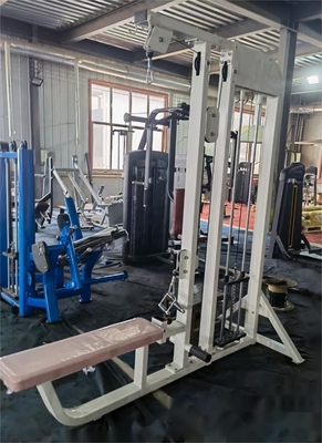 Home Gym 2 in 1 Seduta Lat Pulldown Machine con costruzione in acciaio di livello commerciale