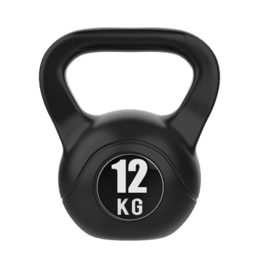 Kettlebell portatile per l' allenamento con pesi in gomma rivestito corpo di allenamento fisico