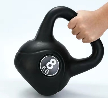 Kettlebell portatile per l' allenamento con pesi in gomma rivestito corpo di allenamento fisico
