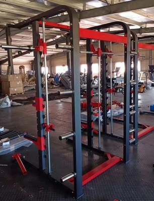 Tubo rettangolare in acciaio Q235 Multifunzione Fitness Squat Rack per allenamento della forza