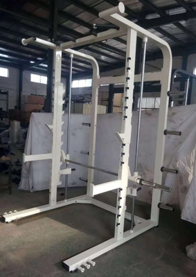 Tubo rettangolare in acciaio Q235 Multifunzione Fitness Squat Rack per allenamento della forza