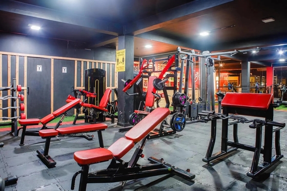 Pressa a panca per esercizi pieghevoli per palestra di sollevamento di pesi piatta NO TIG Allenamento di saldatura