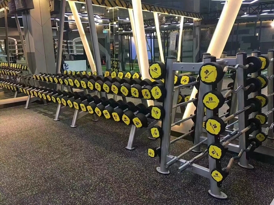 Logo personalizzato Gym Fitness attrezzature gomma copertura manubri per la domanda di mercato