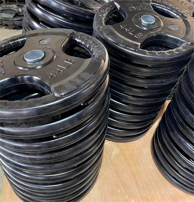 Scelta degli addestratori personali Piastre di peso rivestite in ghisa e gomma per pavimenti di palestra a casa