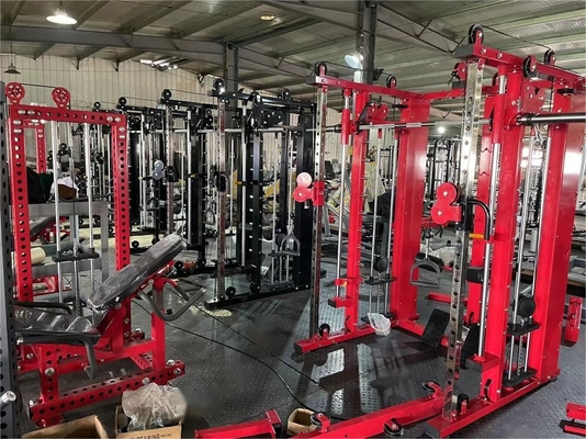 Esercizi per braccia e spalle Befreeman Gym Center Macchina Smith All-In-One con stack di pesi in acciaio