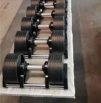 Pesi liberi da metallo Manubri regolabili per attrezzature di allenamento di forza per la palestra a casa