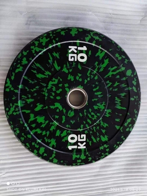 15lb 30lb 45lb palestra Pesi di gomma piastre Set per il logo personalizzato libero allenamento con pesi