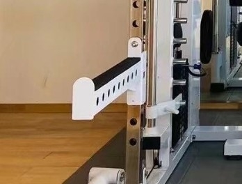Disponibile il logo personalizzato della barra di sicurezza a braccio lungo per le attrezzature da ginnastica commerciali