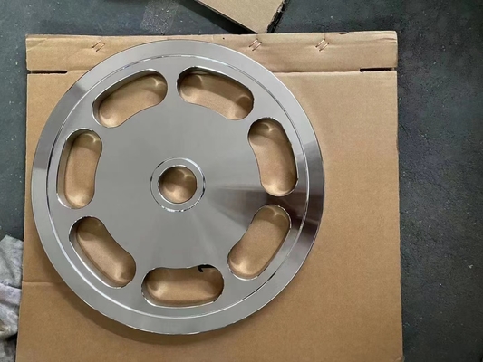 Barbell di allenamento di forza con set di piastre di peso e set di barbell di piastra di argento in cromo