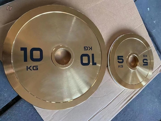 Allenamento di forza fatto facile oro piastra di cromo barra di ferro fuso con piastre di peso set