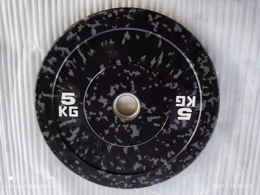 Equipaggiamento per la palestra a domicilio Piastra di peso in gomma unisex con logo personalizzato disponibile