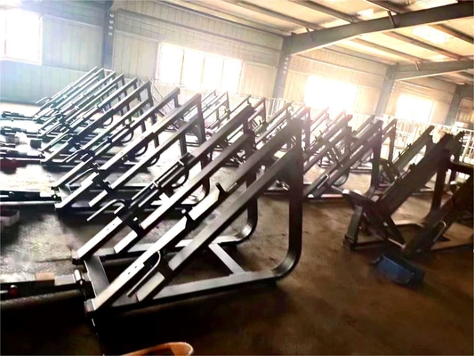 Q235 Quadri a piastra carichi di polpa 45 gradi Leg Press Hack Slide per palestra di fitness commerciale