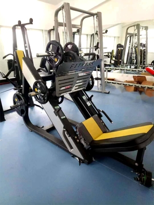 Piastra d'acciaio carica 45 gradi Leg Press Machine per l'allenamento di forza personalizzato in palestra