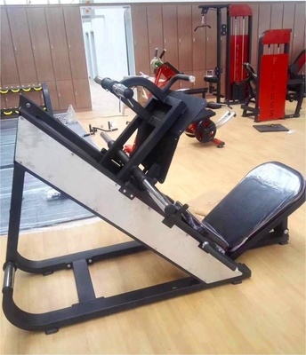Piastra d'acciaio carica 45 gradi Leg Press Machine per l'allenamento di forza personalizzato in palestra