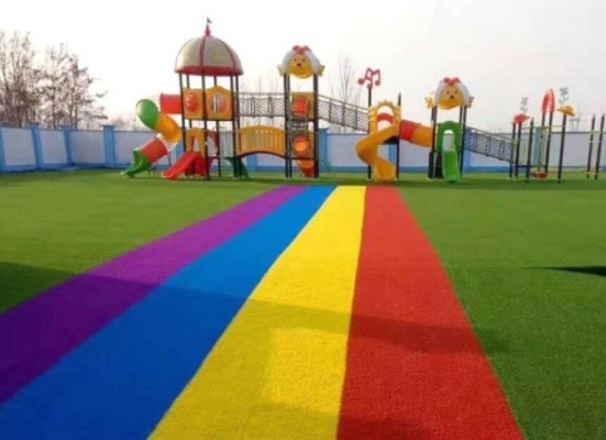Opzionale colore del telaio selezionabile erba artificiale per pavimenti paesaggistici e sportivi