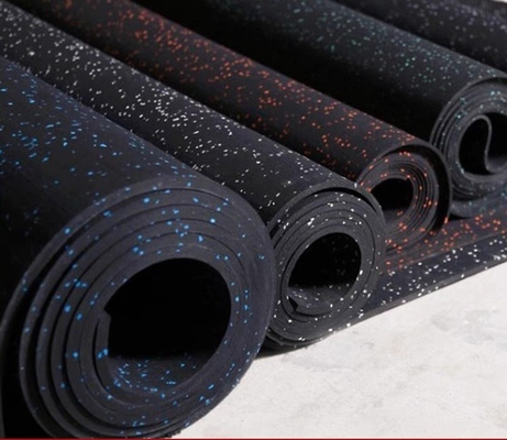 3mm/4mm/5mm/6mm/7mm/8mm/9mm/10mm Anti Slip Rubber Floor Mat Roll per il centro fitness Ect