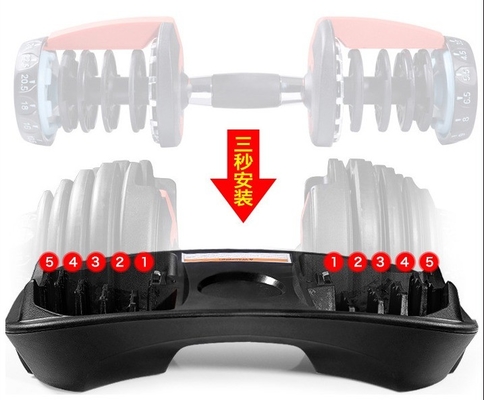 Attrezzature per allenamento di forza per palestra Logo personalizzato disponibile blocco di manubri regolabile