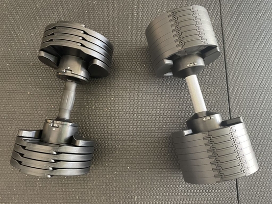 Manubri regolabili per allenamento con pesi liberi Esercizio muscolare in fitness commerciale