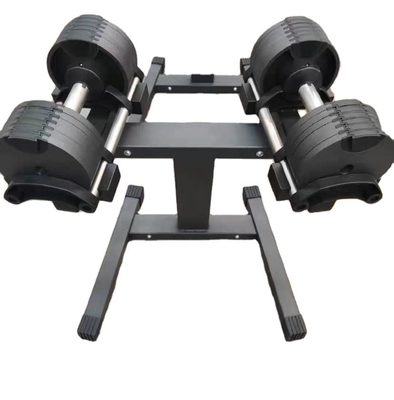 Esercizio completo di fitness Manubri di peso libero di plastica attrezzature regolabili per palestra