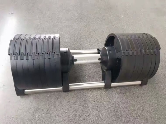 Esercizio completo di fitness Manubri di peso libero di plastica attrezzature regolabili per palestra