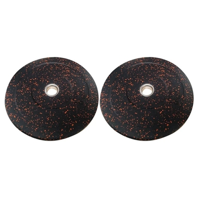 Disco a punti di particolato multicolore di gomma per paraurti di sollevamento pesi con stile moderno