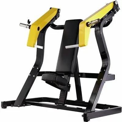 Piastra carica seduta inclinata Chest Press Machine Fitness attrezzature con logo personalizzato