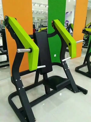 Piastra carica seduta inclinata Chest Press Machine Fitness attrezzature con logo personalizzato