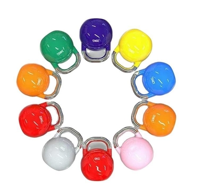 Competizione Kettlebell per allenamento professionistico Unisex in polvere rivestito di ghisa peso libero