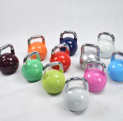 Gym Fitness Unisex colorato verniciato Kettlebells in ghisa per allenamento di forza