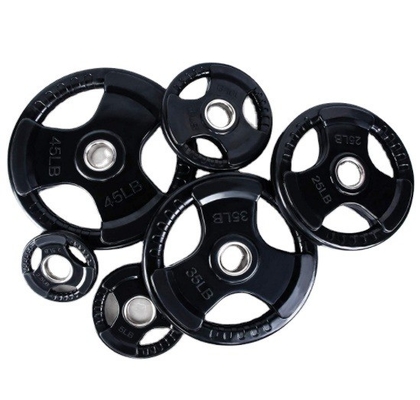 Unisex Barbell di gomma piastre di peso Perfetto per qualsiasi fitness Obiettivo 2,5/5/10/25/35/45lbs