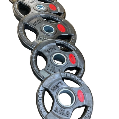 Unisex Barbell di gomma piastre di peso Perfetto per qualsiasi fitness Obiettivo 2,5/5/10/25/35/45lbs