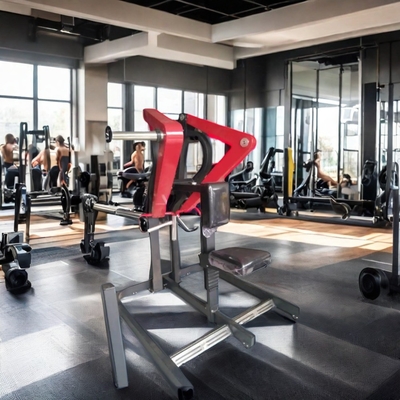 Attrezzature di canottaggio in acciaio a carico medio per allenamenti della schiena presso la palestra commerciale Befreeman
