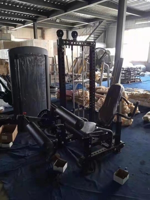 Home Gym Macchine multifunzionali di selezione del carico a spillo per la stampa delle gambe ed estensione delle gambe