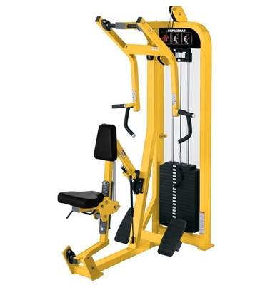 Sport Indoor Steel Pin Load Selection Back Extension Seated Row Machine per il commercio