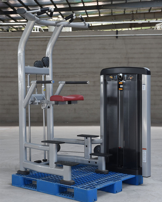 Costruzione del corpo allenamento universale Pin Selezione di carico Macchine Assistito Chin Dip Machine