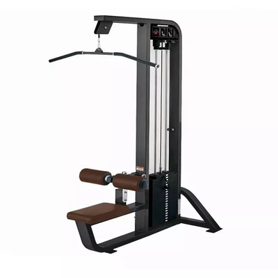 Apparecchiature per palestre commerciali Peso universale stack pin caricato in acciaio seduta Lat pulldown bar